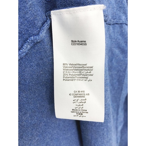 InWear Womens Blue Knit Open Cardigan with Pockets Size M - Picture 5 of 5